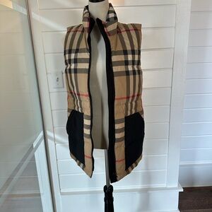 Burberry Black and Gray Jacket